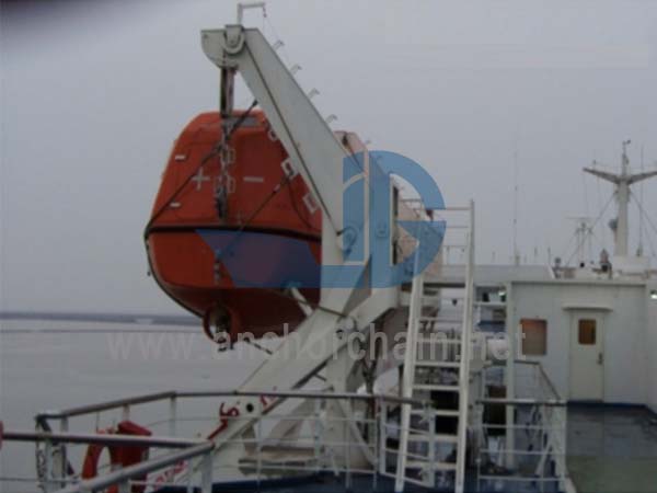 Гравитација надземни тркалање Тип Davit