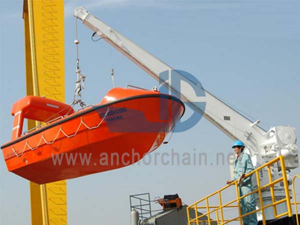 Прирачник за единечна рака Slewing Liferaft Davit